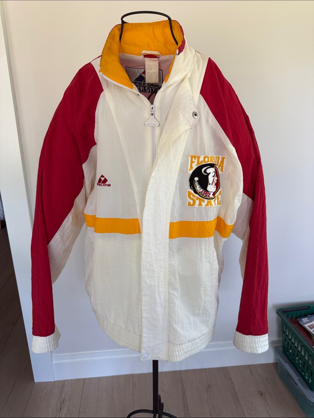 Vintage FSU Florida State Lightweight Windbreaker Jacket size XL